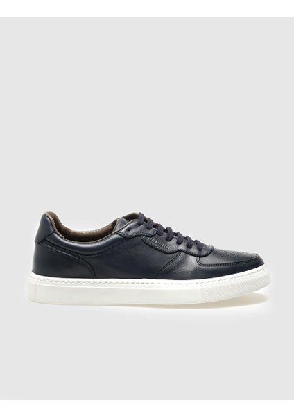 Lacivert Erkek Deri Sneaker 120928