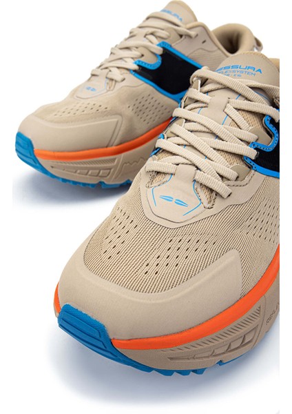 Erkek Tekstil Kum/mavi Sneakers & Spor Ayakkabı