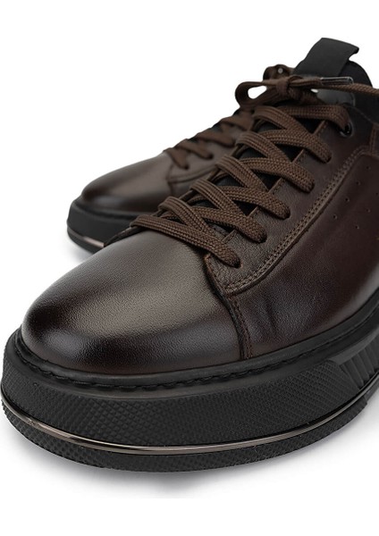 Erkek Hakiki Deri Kahverengi Sneakers & Spor Ayakkabı modelleri
