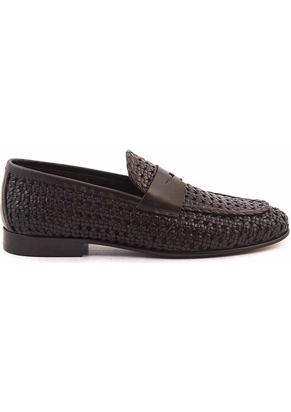Kahverengi Erkek Deri Loafer 231MCE002 5565