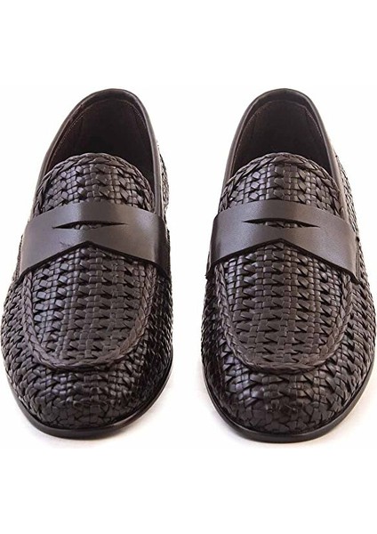 Kahverengi Erkek Deri Loafer 231MCE002 5565 modelleri