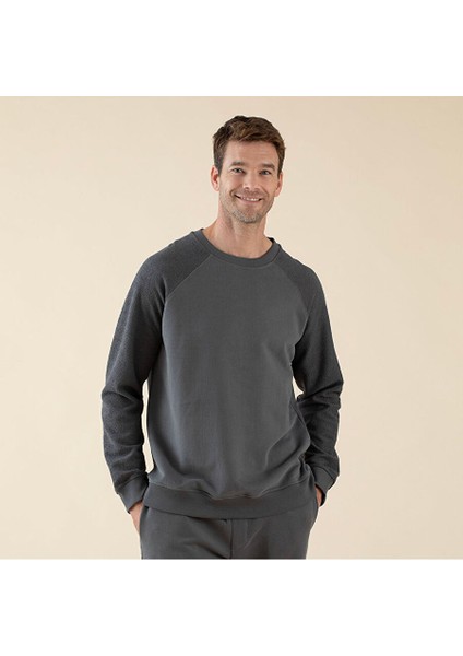 Naphte Erkek Sweatshirt Antrasit