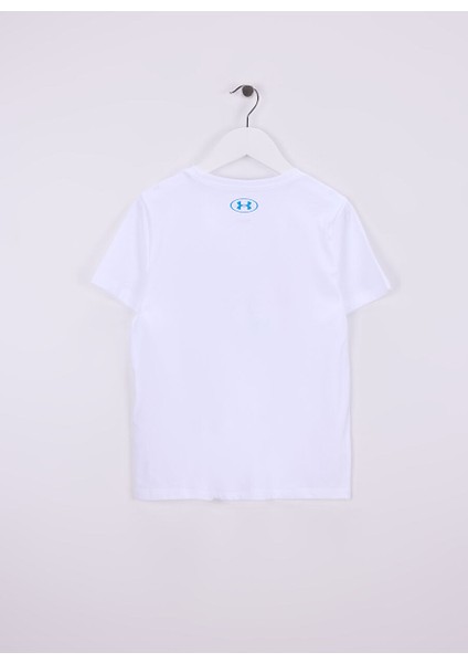 Beyaz Kız Çocuk Baskılı T-Shirt 1389765-100-UA Bubble Wordmark Ss fiyatları