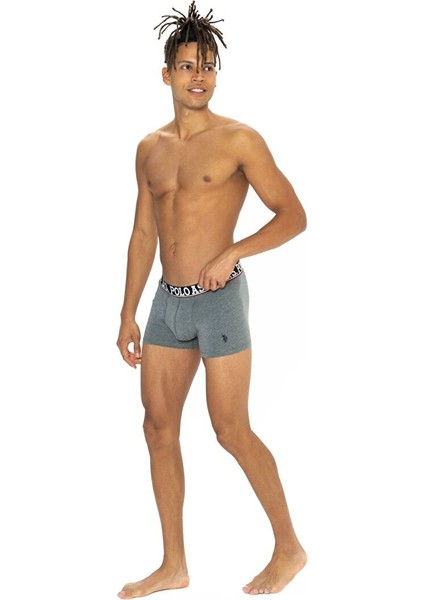 Erkek Bordo - Siyah - Antrasit Melanj 3 Lü Boxer fırsatları