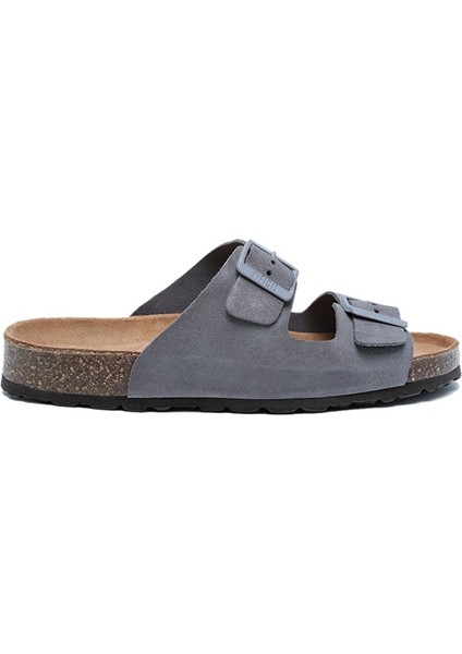 K14942 Kifidis Soft Step Erkek Çift Bantlı Mantar Terlik 41-46