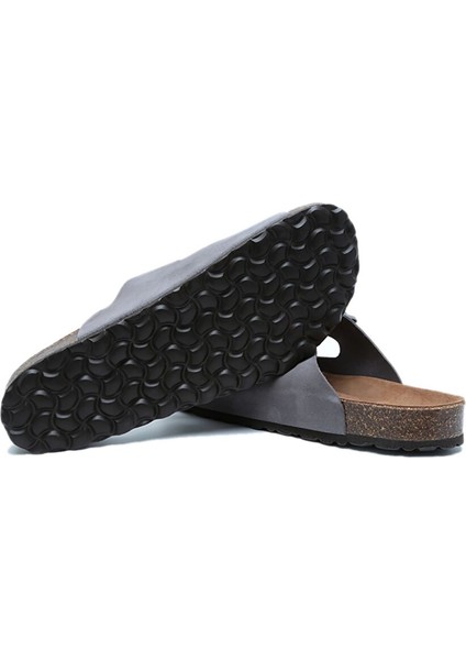 K14942 Kifidis Soft Step Erkek Çift Bantlı Mantar Terlik 41-46