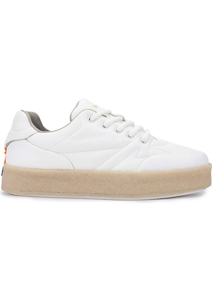Erkek Hakiki Deri Beyaz Sneakers & Spor Ayakkabı