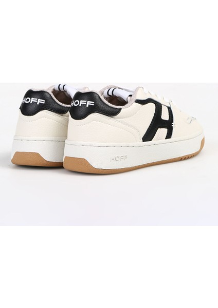 Beyaz-Siyah Erkek Deri Sneaker 22309601 modelleri