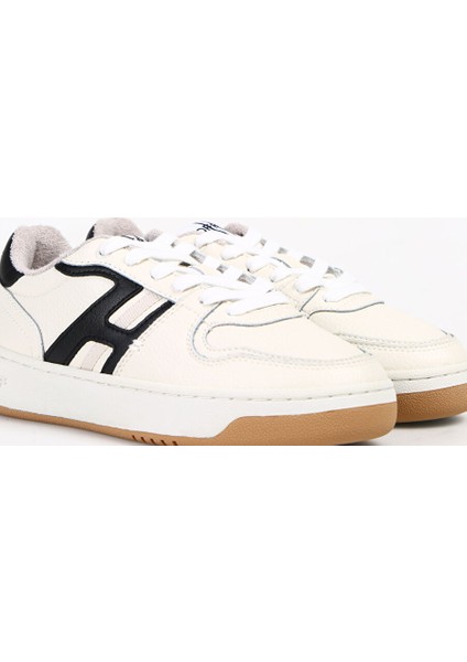Beyaz-Siyah Erkek Deri Sneaker 22309601 indirimleri