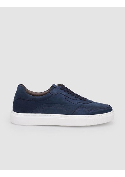 Lacivert Erkek Nubuk Sneaker 121961