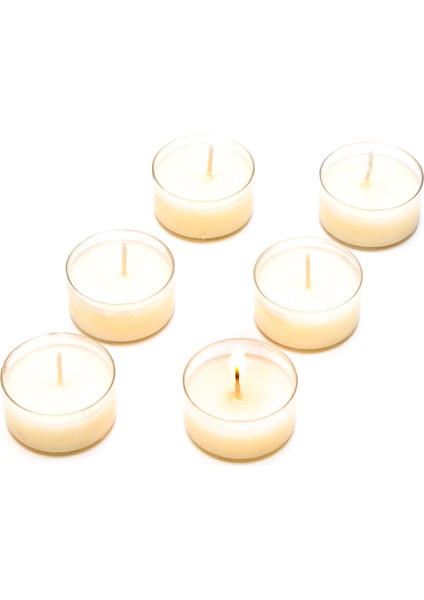 6lı Dark Amber Kokulu Tealıght Mum Seti