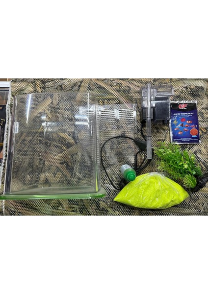 Tam Takım 6,4 Litre Akvaryum Seti modelleri