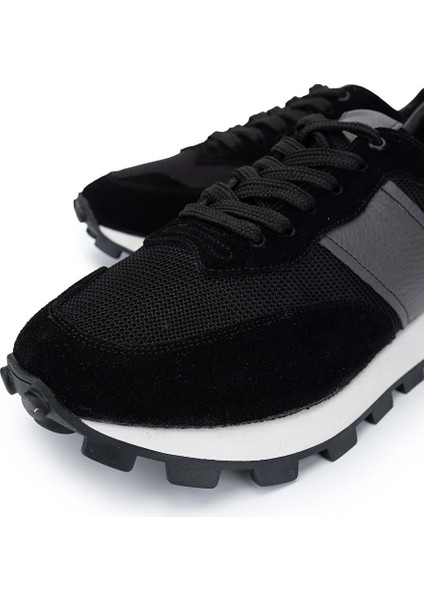 Erkek Deri & Tekstil Siyah Sneakers & Spor Ayakkabı modelleri