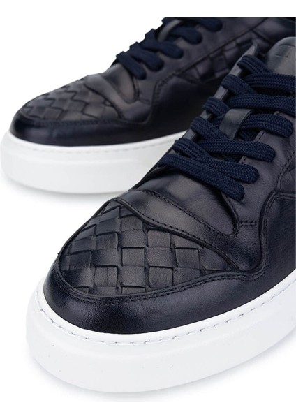 Erkek Hakiki Deri Lacivert Sneakers & Spor Ayakkabı modelleri