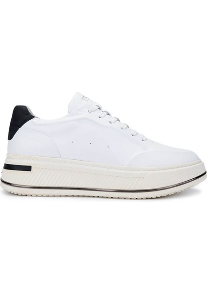 Erkek Hakiki Deri Beyaz Sneakers & Spor Ayakkabı