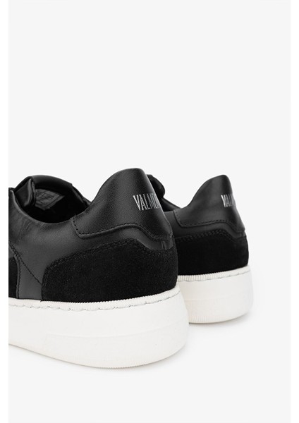 Purta Erkek Siyah Hakiki Deri Sneakers & Spor Ayakkabı fırsatları