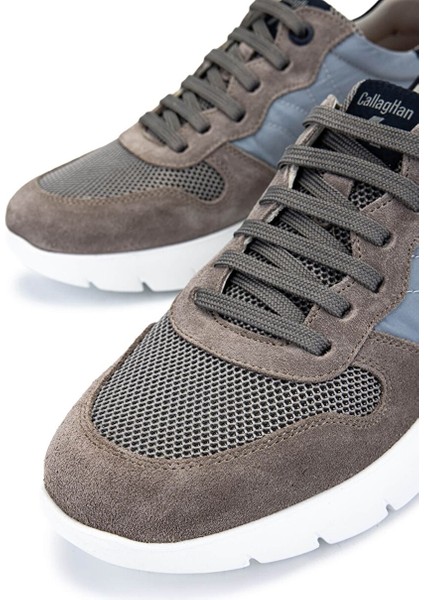 Erkek Deri & Tekstil Gri Sneakers & Spor Ayakkabı