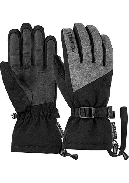 Outset R-Tex Xt Softshell Erkek Snowboard Eldiveni Gri/siyah