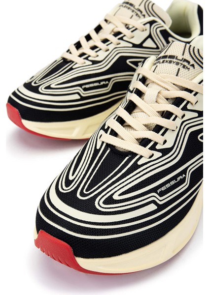 Erkek Tekstil Siyah/kemik Sneakers & Spor Ayakkabı