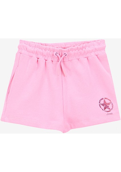 Pembe Kız Çocuk Relaxed Baskılı Şort J5SG-SHT7603