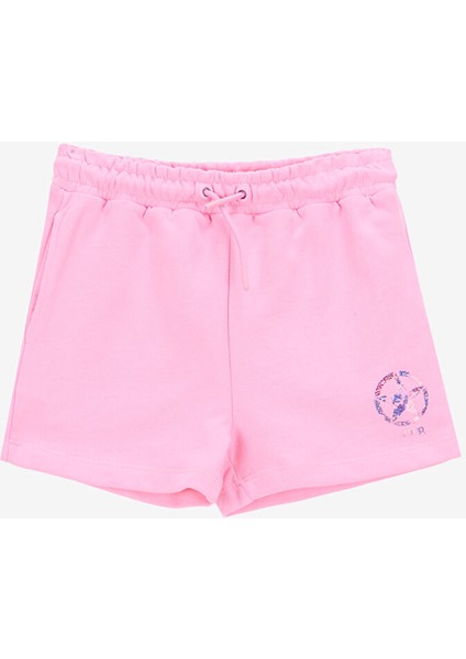 Pembe Kız Çocuk Relaxed Baskılı Şort J5SG-SHT7603 modelleri