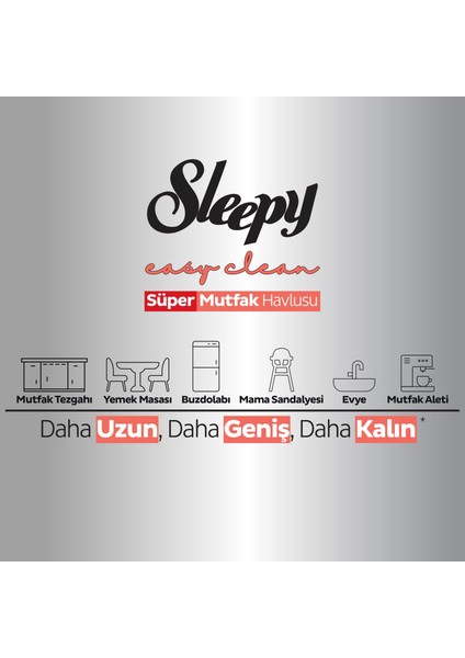 Easy Clean Süper Yüzey Temizlik Mutfak Havlusu&Mendili Greyfurt Yağlı 50 Yaprak indirimleri