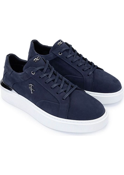 Erkek Hakiki Deri Lacivert Nubuk Sneakers & Spor Ayakkabı fiyatları