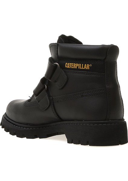 Siyah Erkek Çocuk Deri Waterproof Bot 015F101072 Josh Wp