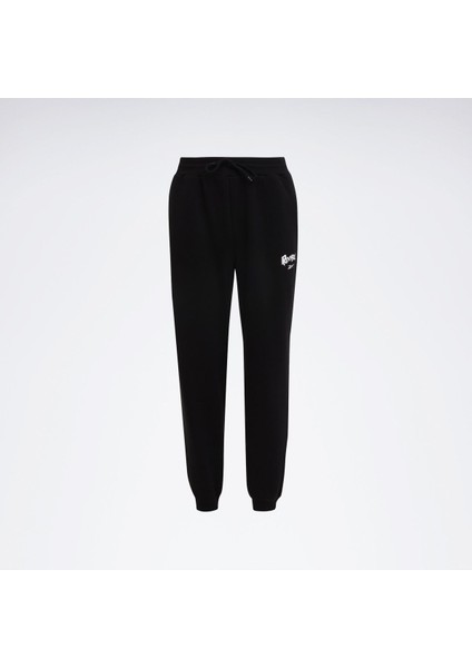 New Id Ovrs Gfx Jogger Siyah Erkek Eşofman Altı