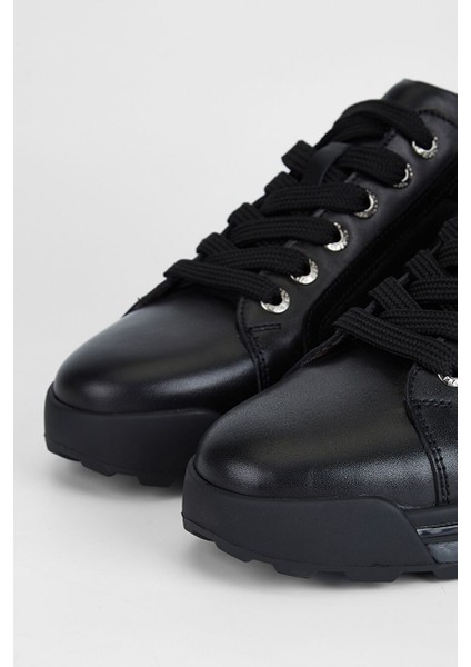 Lacivert Erkek Deri Sneaker 383 5655 Erk Ayk SK23/24