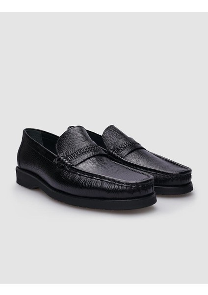 Siyah Erkek Deri Loafer 124550