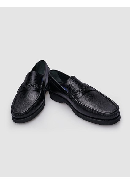 Siyah Erkek Deri Loafer 124550