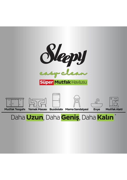 Easy Clean Süper Yüzey Temizlik Mutfak Havlusu&Mendili Bergamot Yağlı 50 Yaprak indirimleri