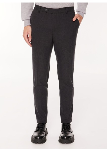Normal Bel Normal Paça Slim Fit Siyah Erkek Pantolon 62011100 modelleri