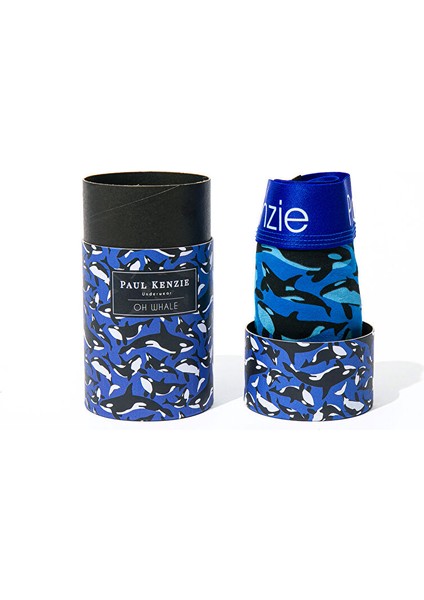 Desenli Erkek Boxer – Eco Characters – Oh Whale