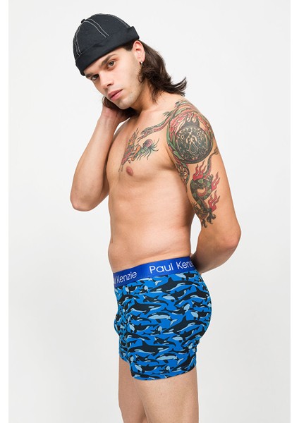 Desenli Erkek Boxer – Eco Characters – Oh Whale