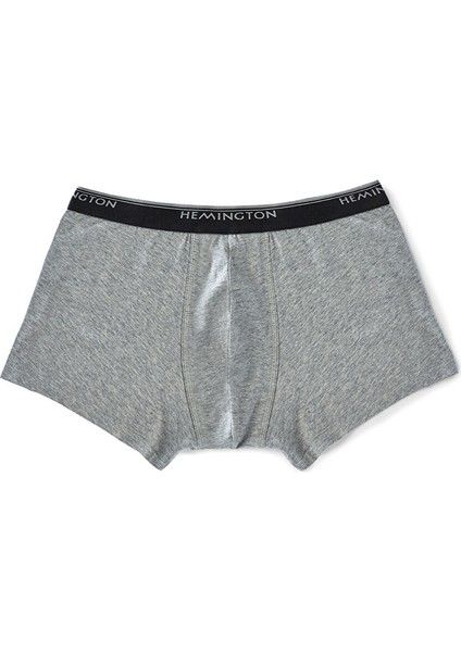 Pamuklu Gri Boxer