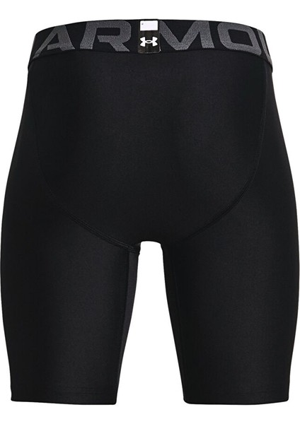 Siyah Erkek Çocuk Dar Şort 1361737-001-UA Hg Armour Shorts