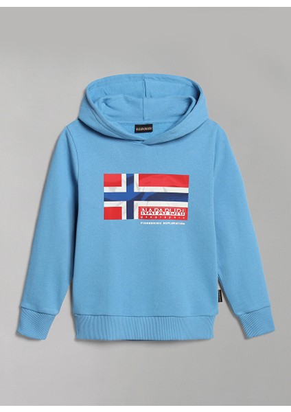 Mavi Erkek Çocuk Kapüşonlu Uzun Kollu Sweatshirt NP0A4GXFB2C1 K B-Zamora H indirimleri