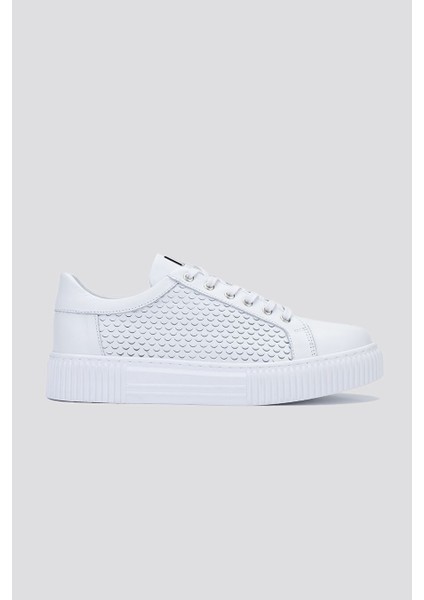 Siyah Erkek Deri Sneaker 352 20440 Erk Ayk Y24