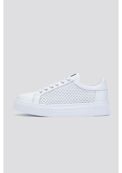Siyah Erkek Deri Sneaker 352 20440 Erk Ayk Y24