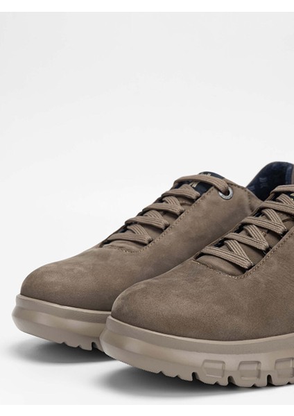 Erkek Hakiki Deri Vizon Nubuk Sneakers & Spor Ayakkabı