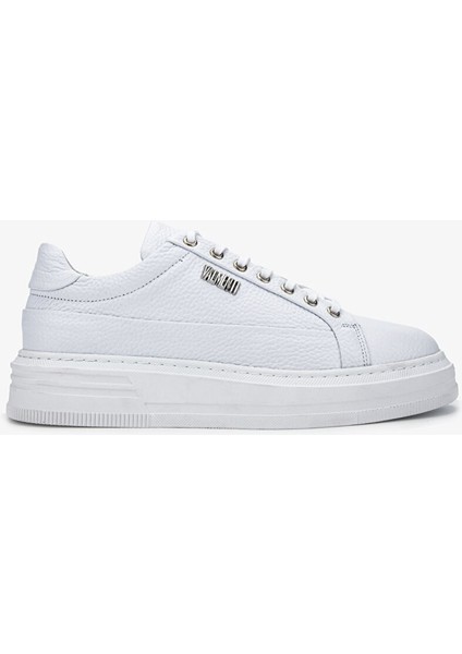 Beyaz Erkek Deri Sneaker 352 21348 Erk Ayk SK24-25