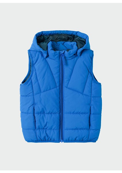 Mavi Erkek Çocuk Yelek Nkmmemphıs Vest Pb