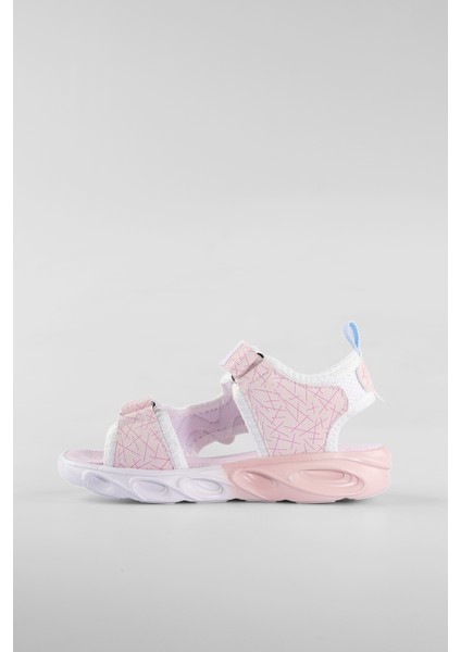 332.F25Y.179 Legendy Filet Işıklı Phylon Beyaz Kız Çocuk Sandalet modelleri