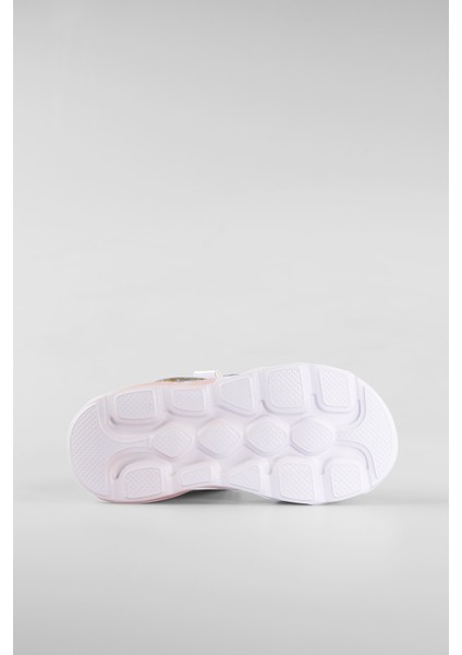 332.F25Y.179 Legendy Filet Işıklı Phylon Beyaz Kız Çocuk Sandalet