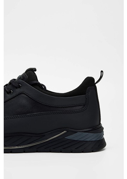 Erkek Hakiki Deri Siyah Sneakers & Spor Ayakkabı indirimleri