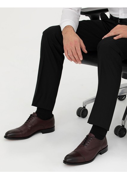 Bordo Klasik Ayakkabı