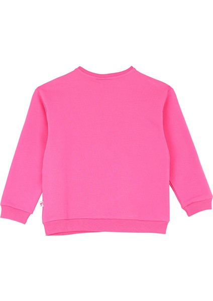 Fuşya Kız Çocuk Baskılı Sweatshirt BRB4WG-SWT6143 fiyatları
