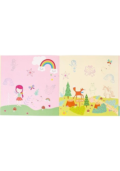 Floss & Rock Stamper Ahşap Baskı Seti / Rainbow Fairy